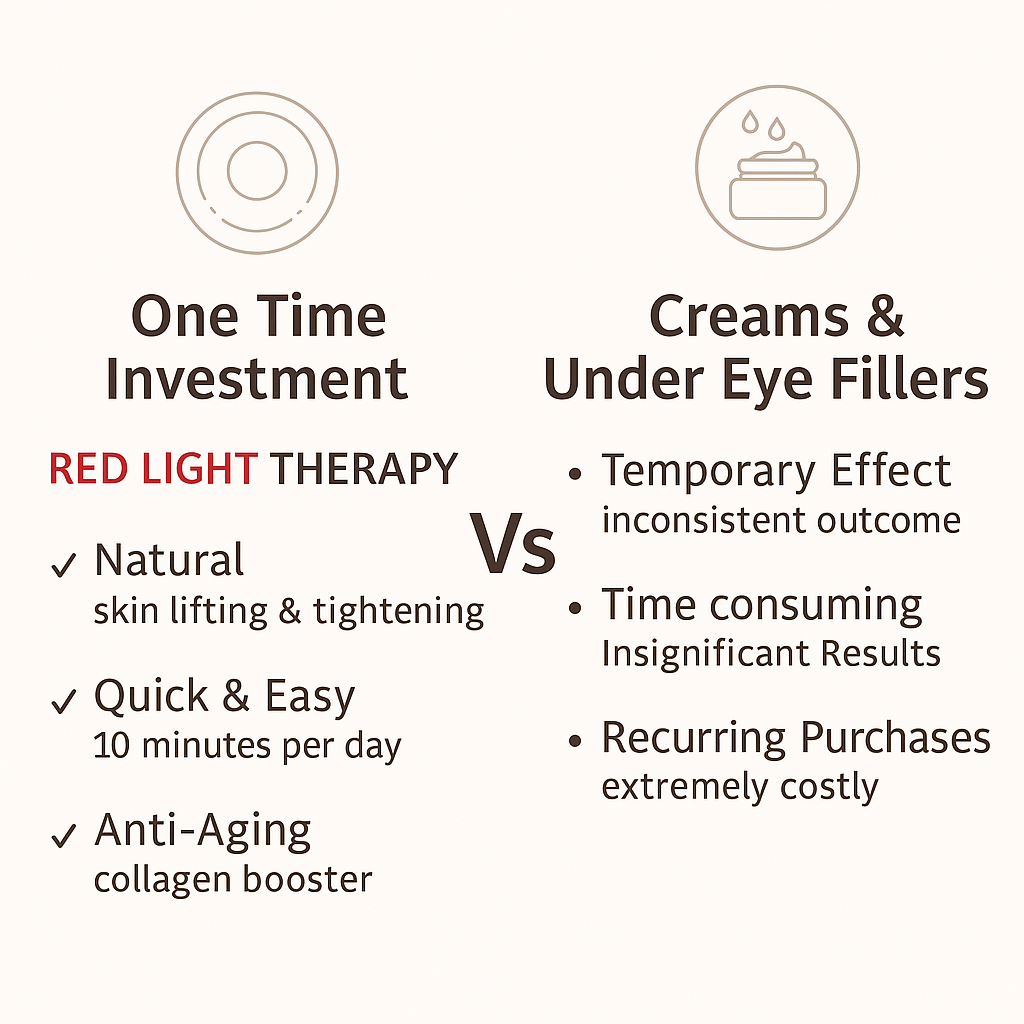 Red Light Eye Massager – Dark Circle, Puffiness & Eye Fatigue Relief Device