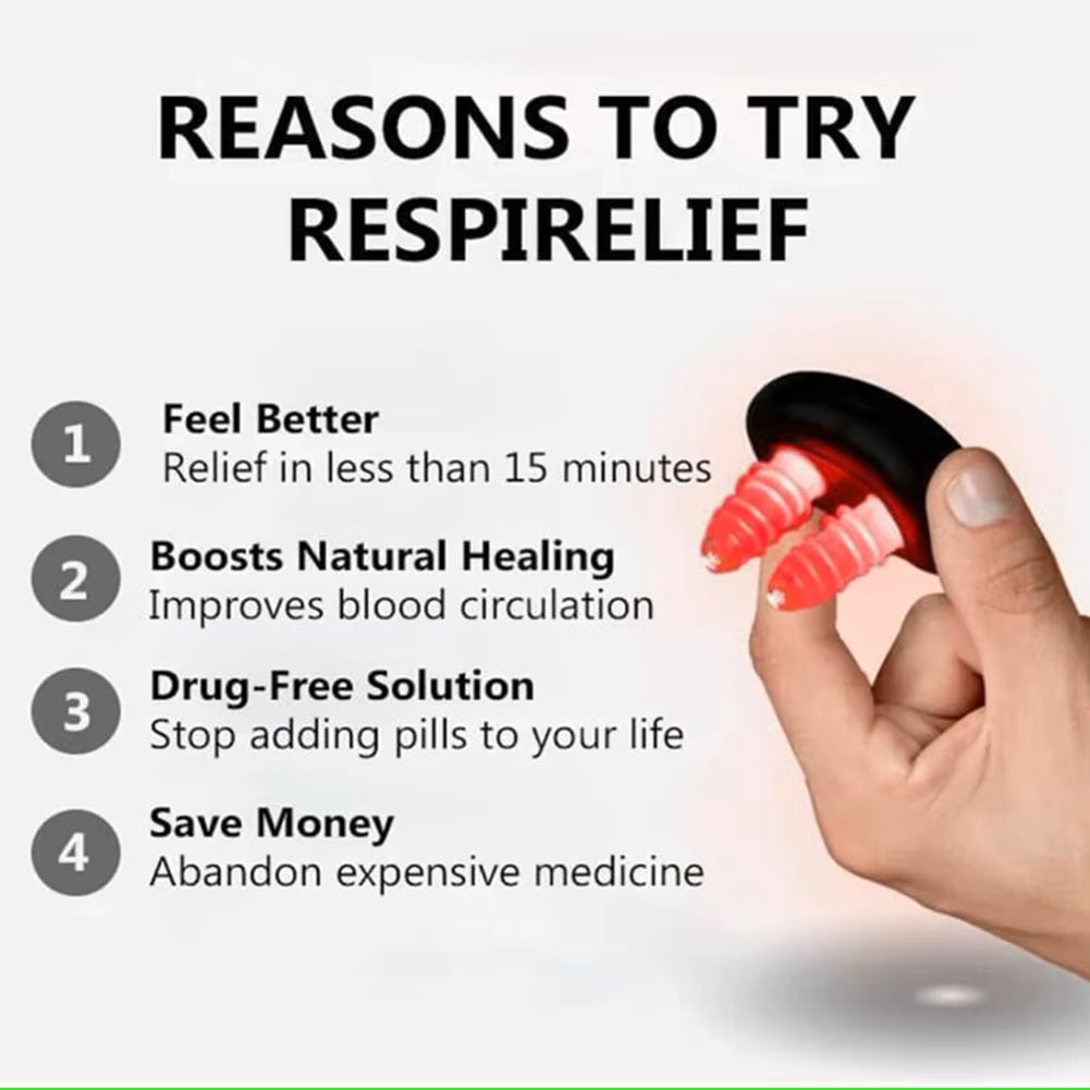 Portable infrared nasal therapy device for allergy and chronic rhinitis relief