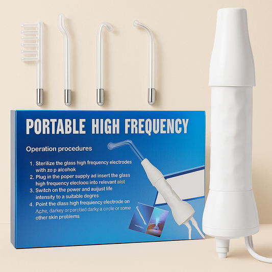 High frequency facial machine for acne treatment and skin rejuvenation