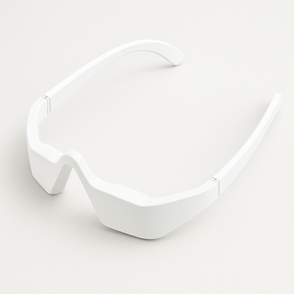 Eye fatigue relief device with red light therapy and vibration