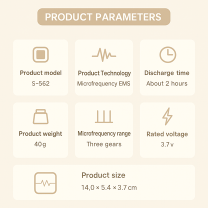 Eye massager with gentle vibration to relieve eye fatigue