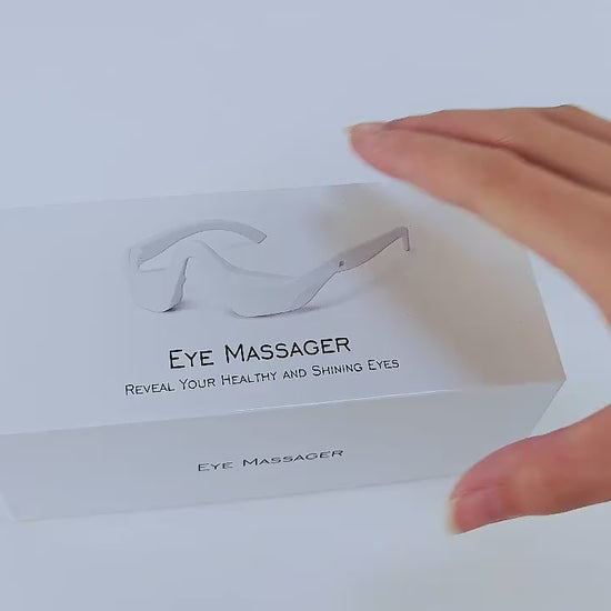 Easy one button control red light eye massager for daily use