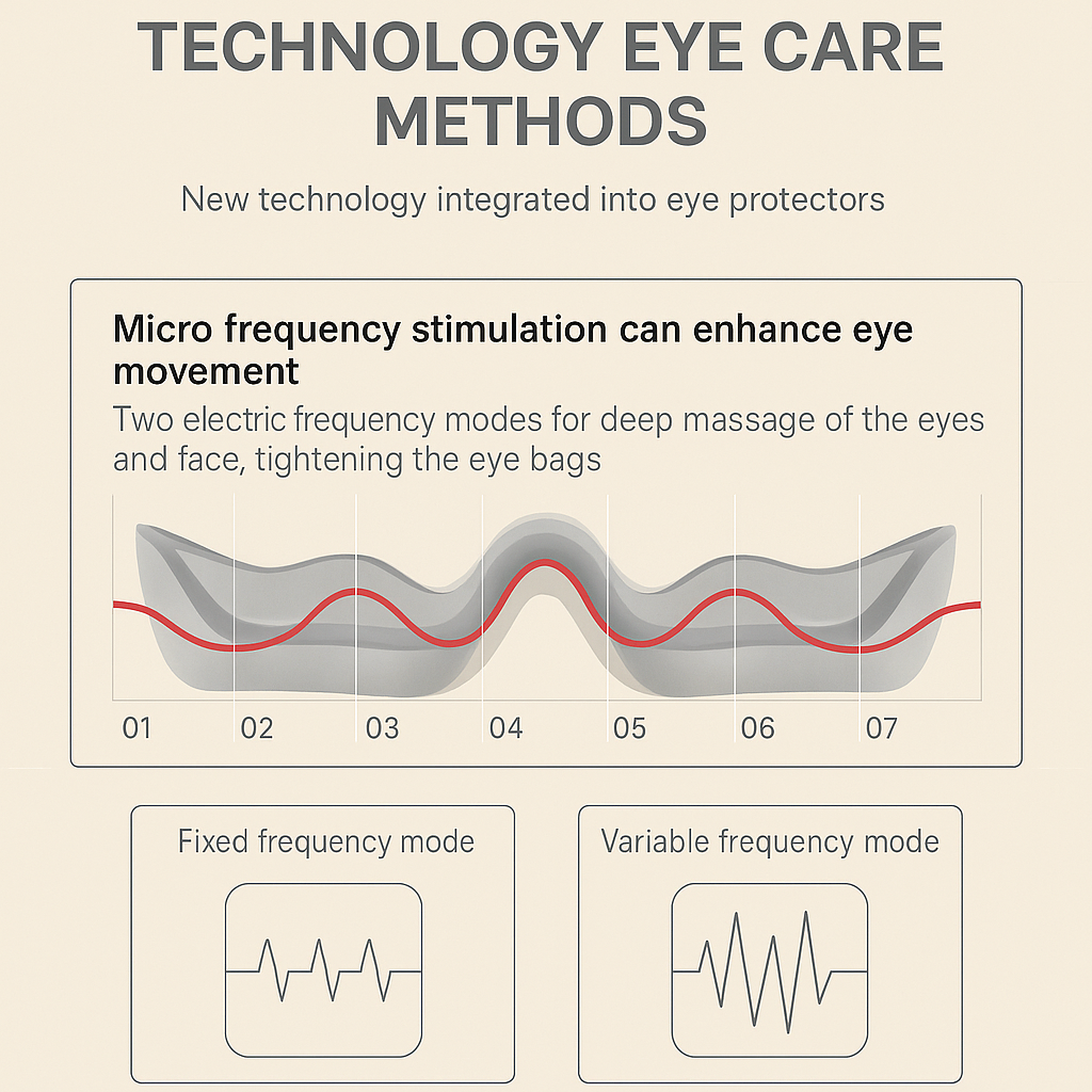 Under eye massager designed to reduce puffiness and tired eyes